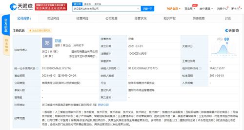 森马关联企业浙江参股新公司，布局人工智能软件开发领域